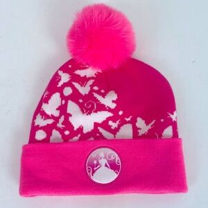Universal Wicked Glinda The Witch Pink Beanie W/Pom